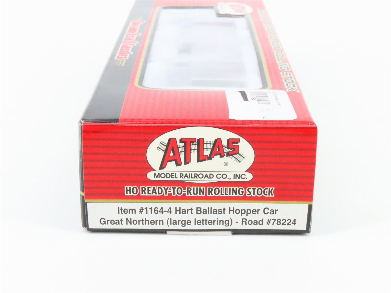 HO Atlas 1164-4 GN Great Northern 2-Bay Hart Ballast Hopper #78224 - SEALED