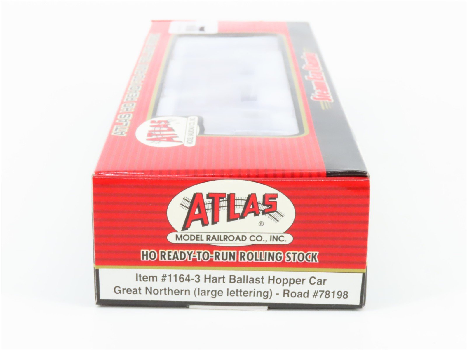 HO Atlas 1164-3 GN Great Northern 2-Bay Hart Ballast Hopper #78198 - SEALED