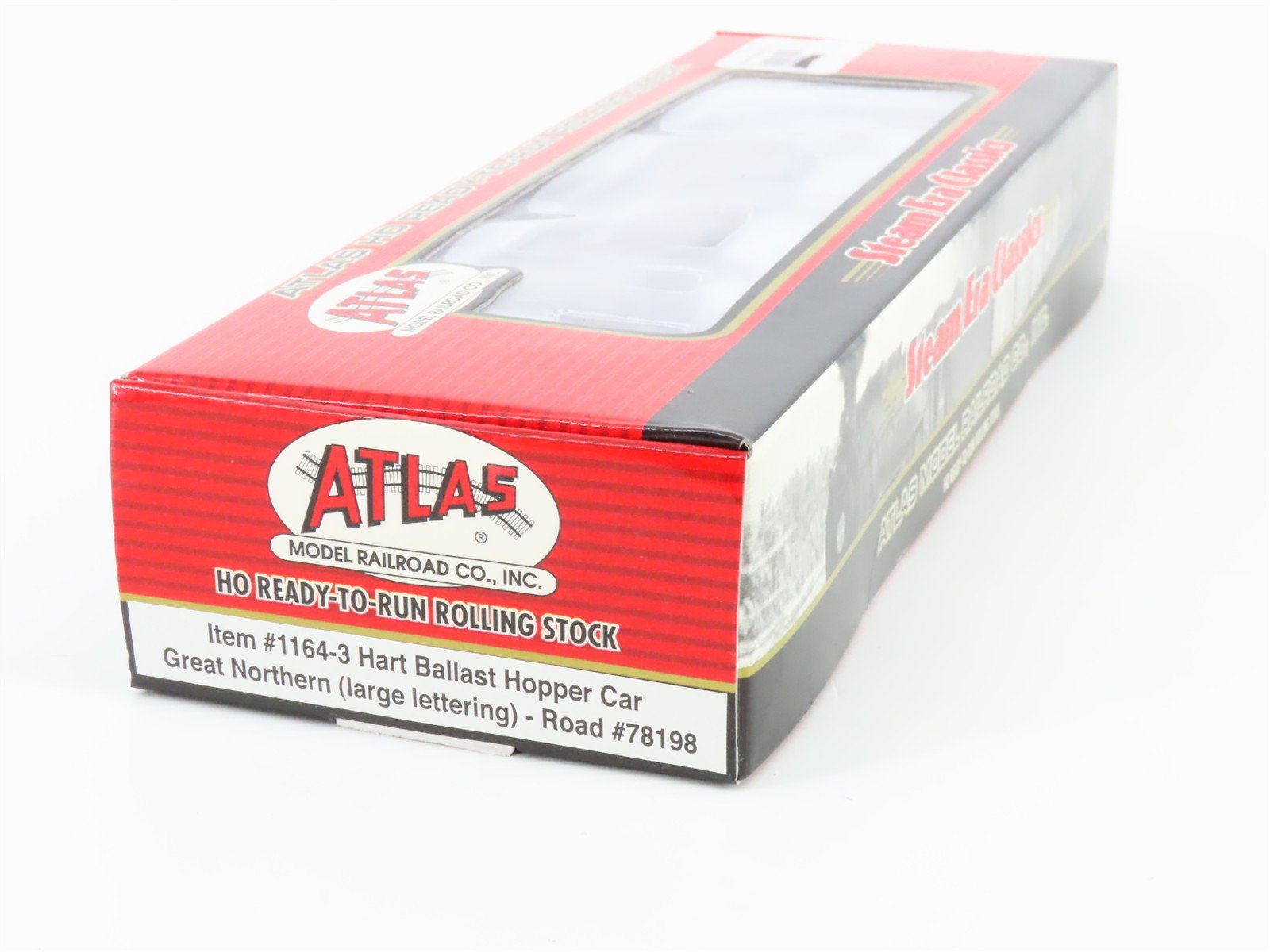 HO Atlas 1164-3 GN Great Northern 2-Bay Hart Ballast Hopper #78198 - SEALED