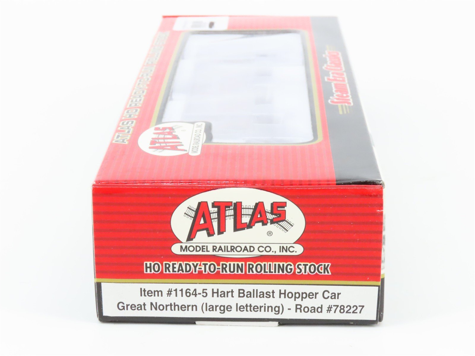 HO Atlas 1164-5 GN Great Northern 2-Bay Hart Ballast Hopper #78227 - SEALED