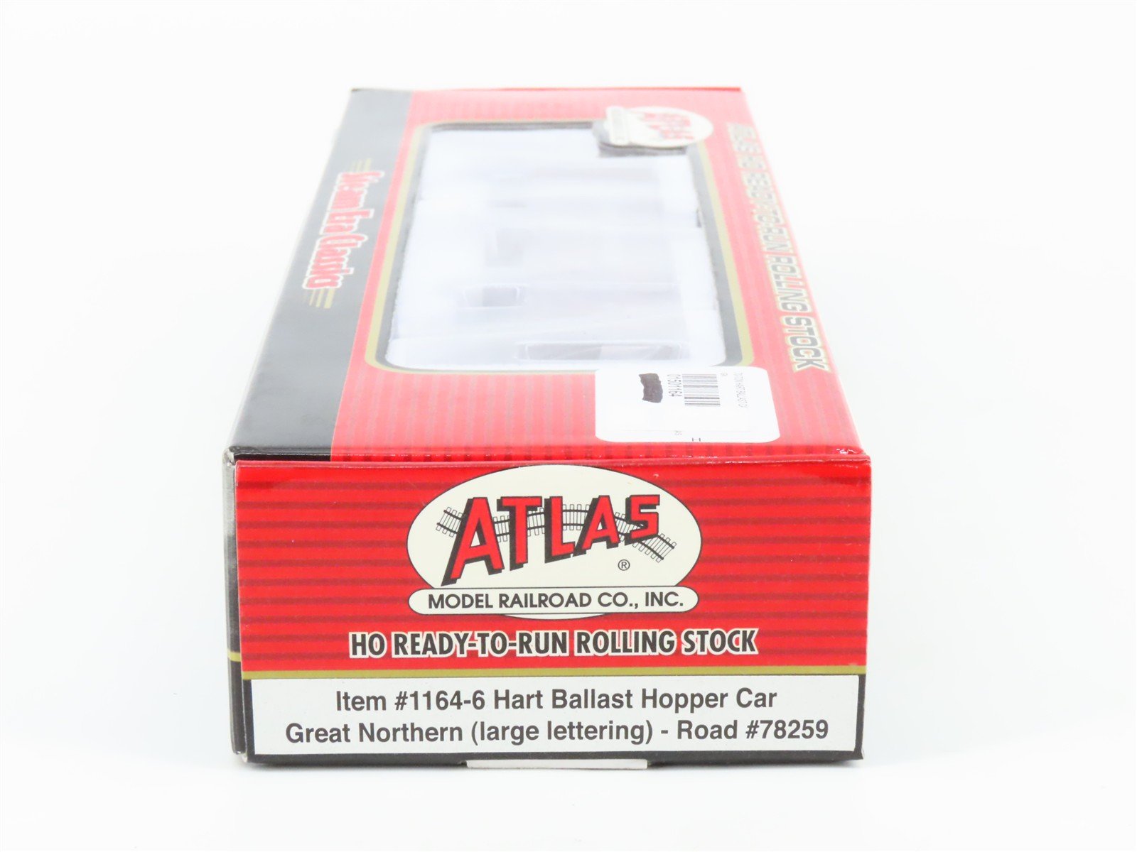 HO Atlas 1164-6 GN Great Northern 2-Bay Hart Ballast Hopper #78259 - SEALED