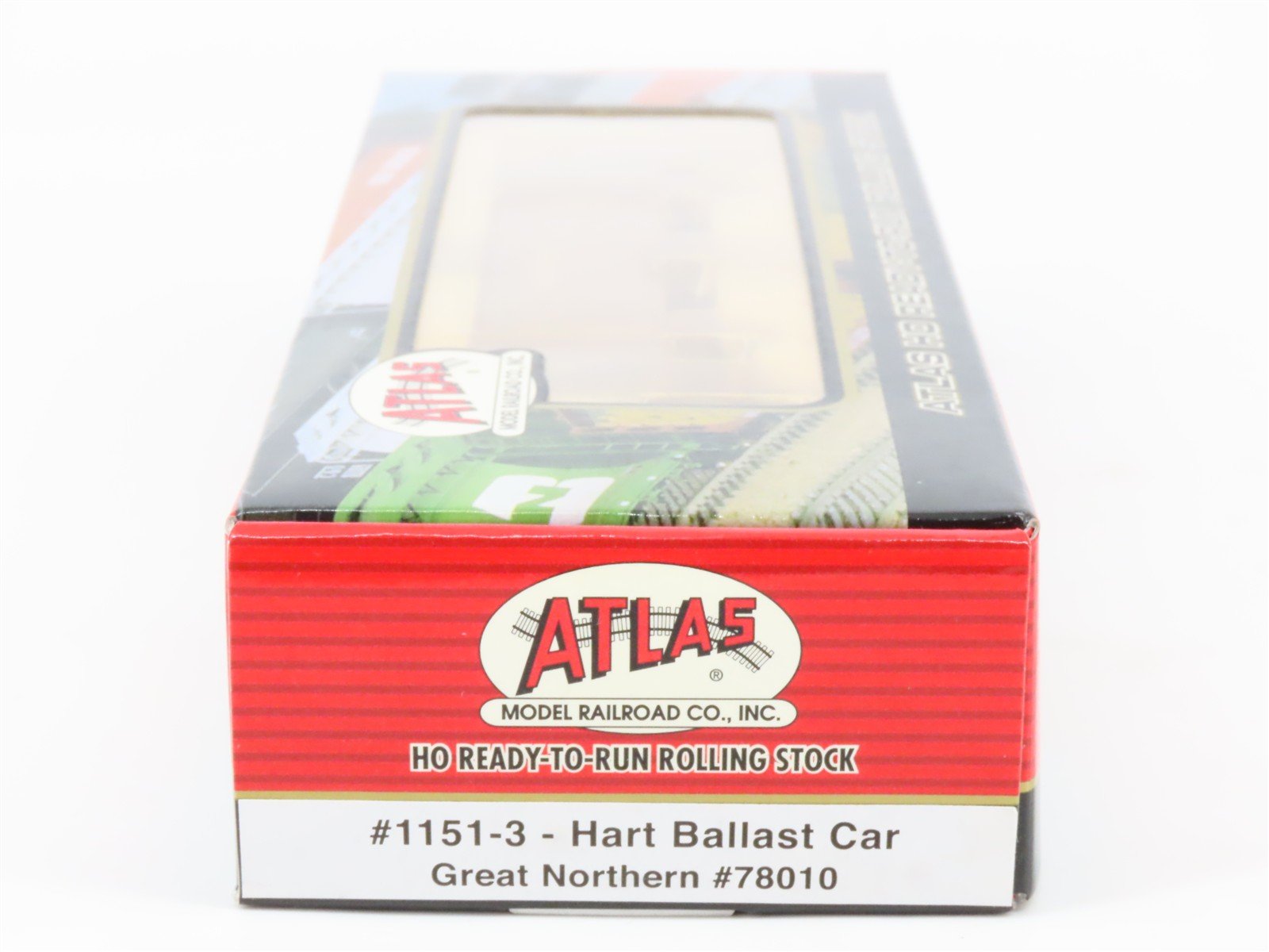 HO Atlas 1151-3 GN Great Northern 2-Bay Hart Ballast Hopper #78010 - SEALED
