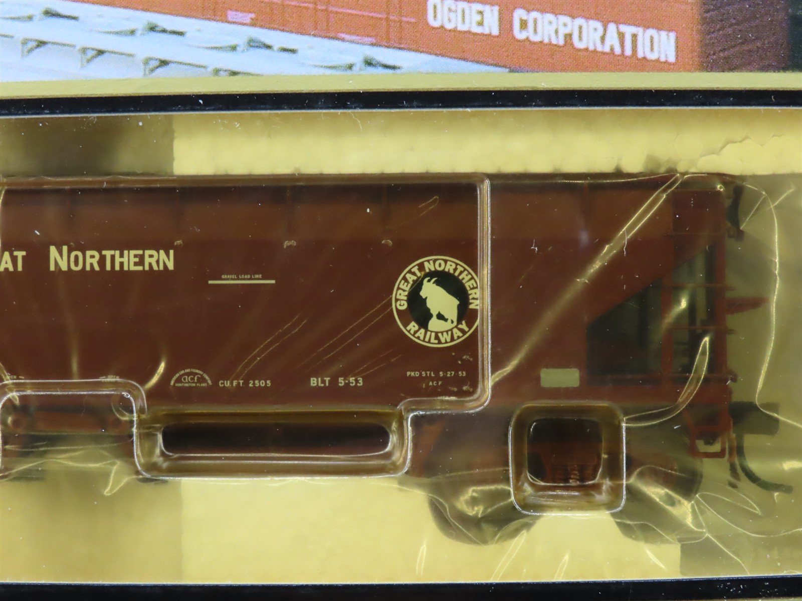HO Atlas 1151-2 GN Great Northern 2-Bay Hart Ballast Hopper #78006 - SEALED