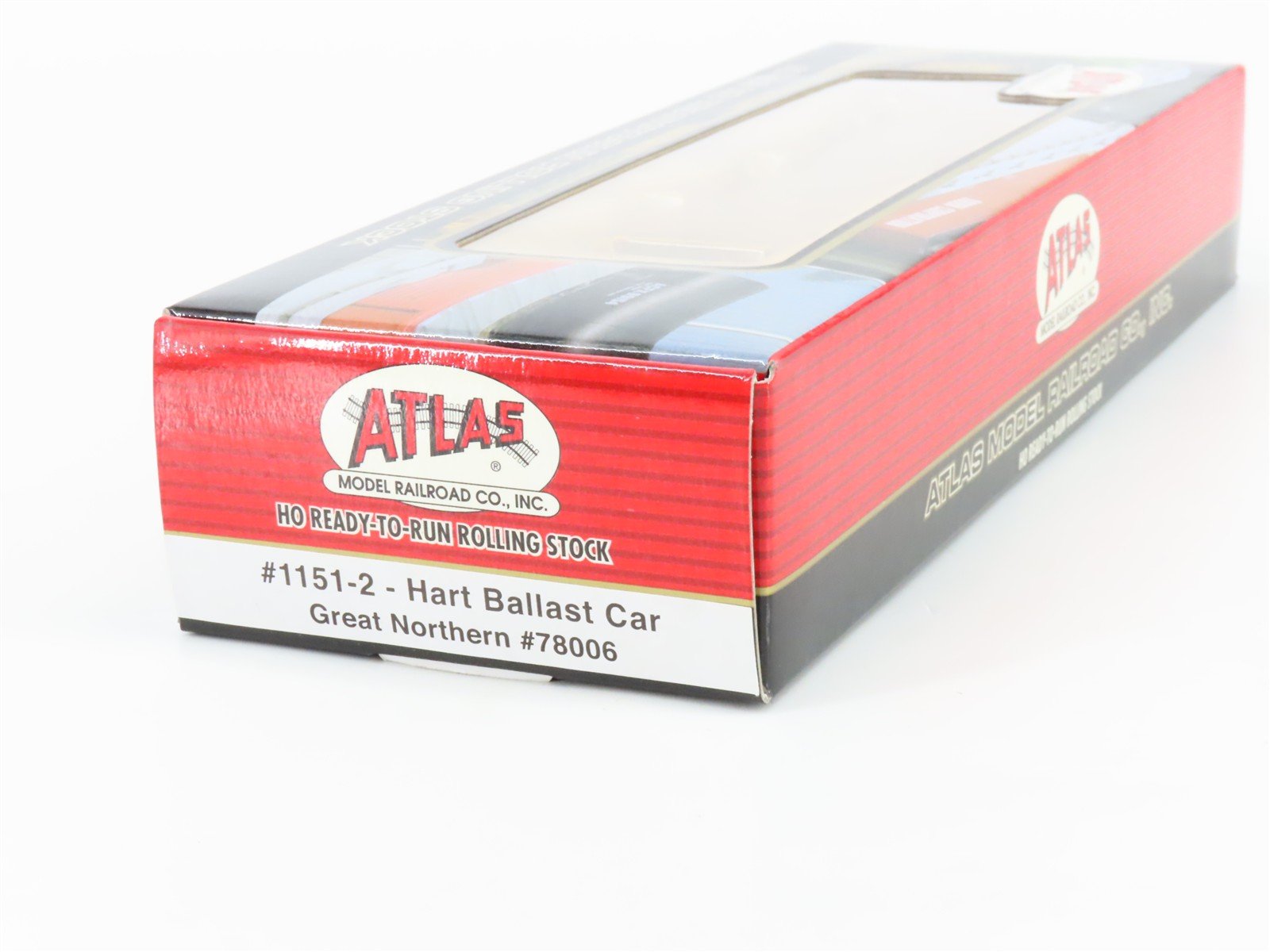 HO Atlas 1151-2 GN Great Northern 2-Bay Hart Ballast Hopper #78006 - SEALED