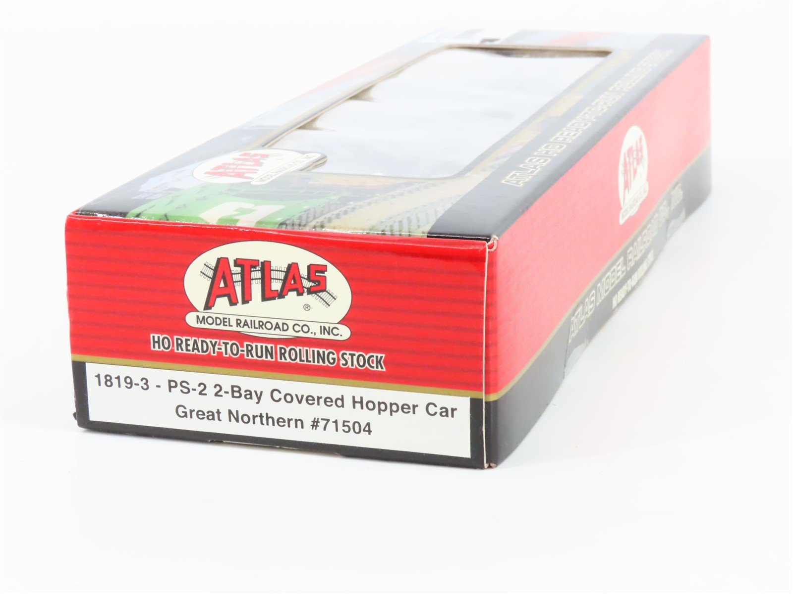HO Atlas 1819-3 GN Great Northern 2-Bay PS-2 Covered Hopper #71504 - SEALED