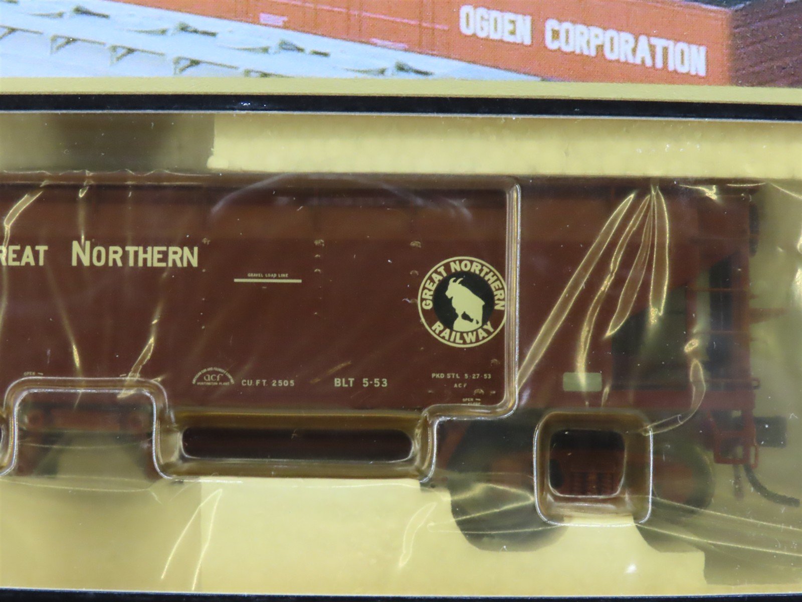 HO Atlas 1151-4 GN Great Northern 2-Bay Hart Ballast Hopper #78015 - SEALED
