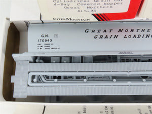 LOT of 2 HO Scale Intermountain GN Great Northern Cylindrical Hopper Car Kits