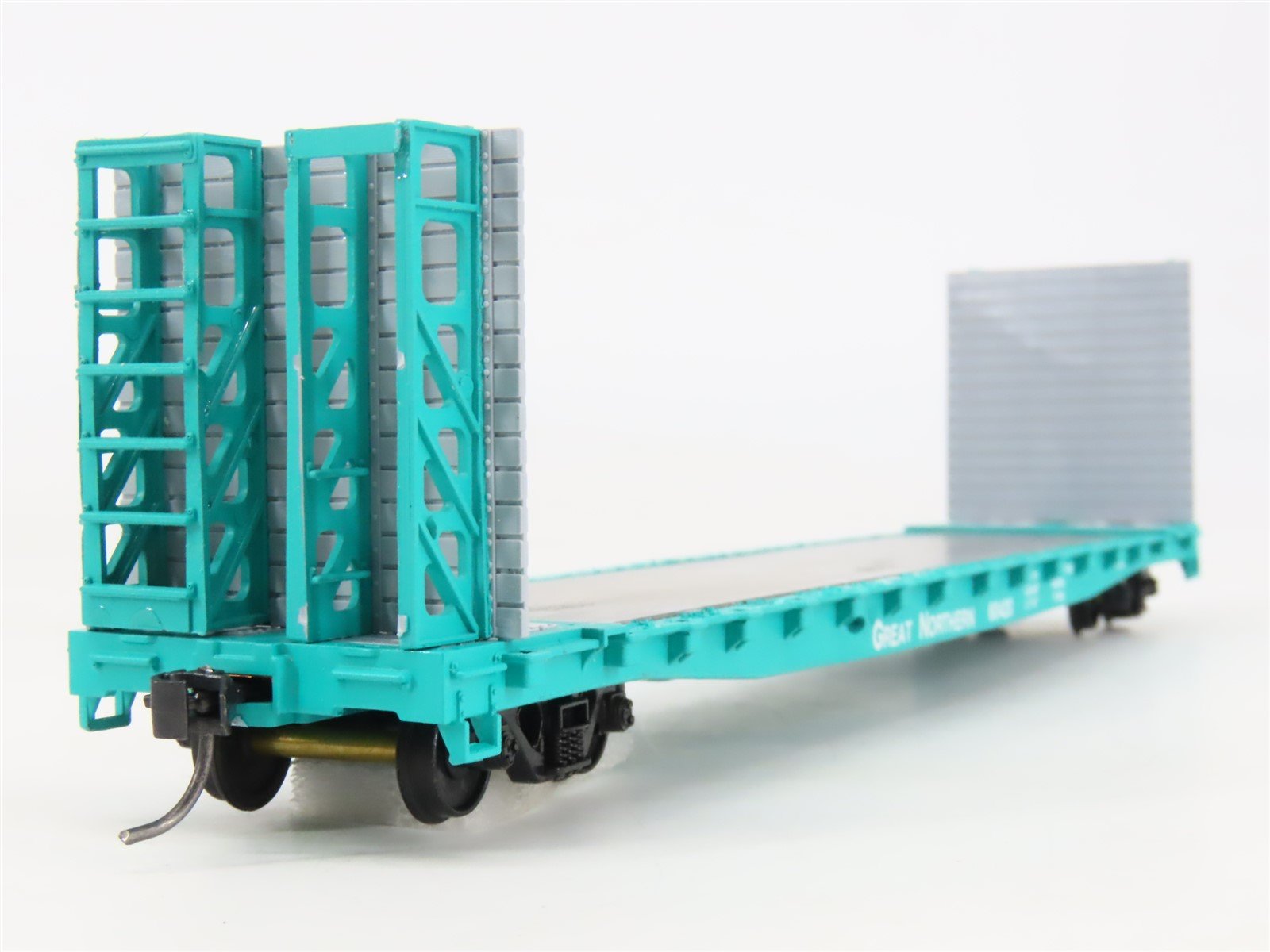 LOT of 3 HO Scale Walthers GN Great Northern 54' Flatcar & 40' Stock Car Kits