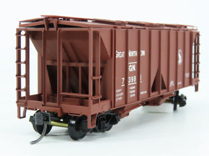 LOT of 4 HO Scale Bowser 55681 GN Great Northern 2-Bay Covered Hopper Car Kits