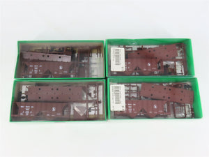 LOT of 4 HO Scale Bowser 55681 GN Great Northern 2-Bay Covered Hopper Car Kits
