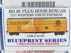 HO Scale Branchline RBWX Western Fruit Express 50' Plug Door Boxcar Kit 4-Pack