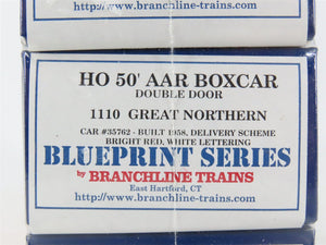 HO Scale Branchline 1110 GN Great Northern 50' AAR Boxcar Kit 3-Pack