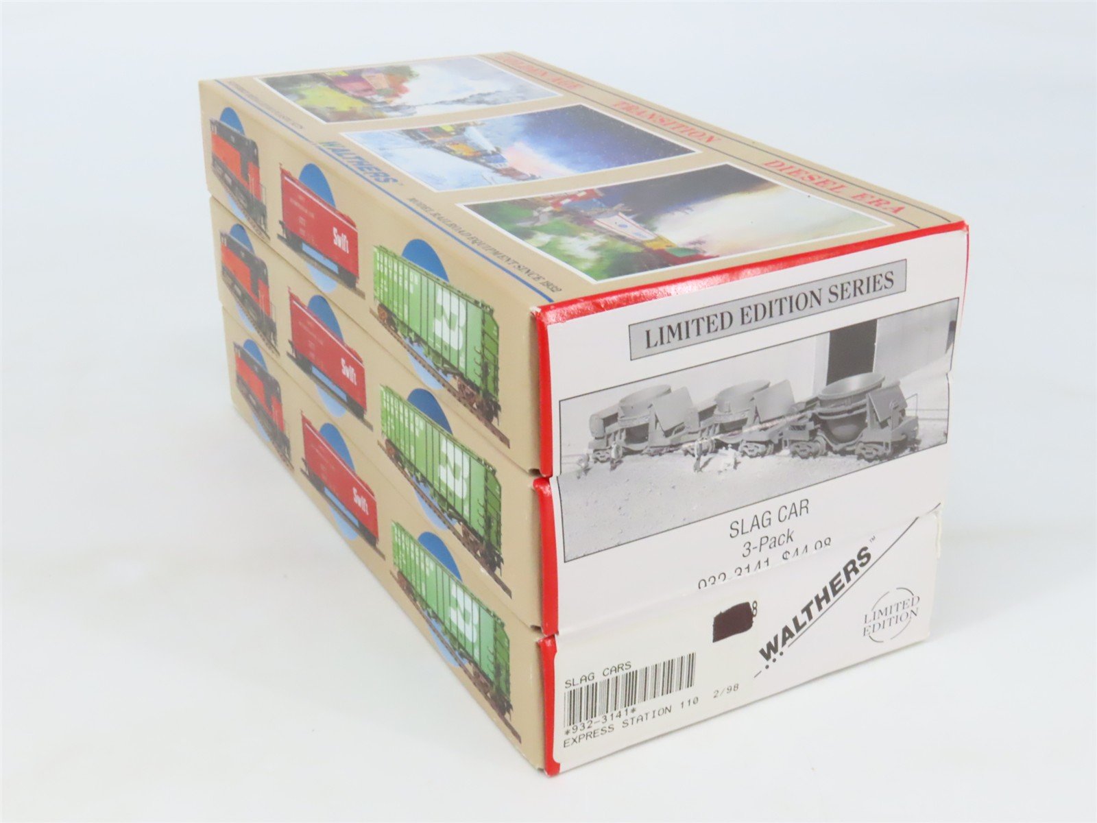HO Scale Walthers 932-3141 Steel Slag 3-Car Kit