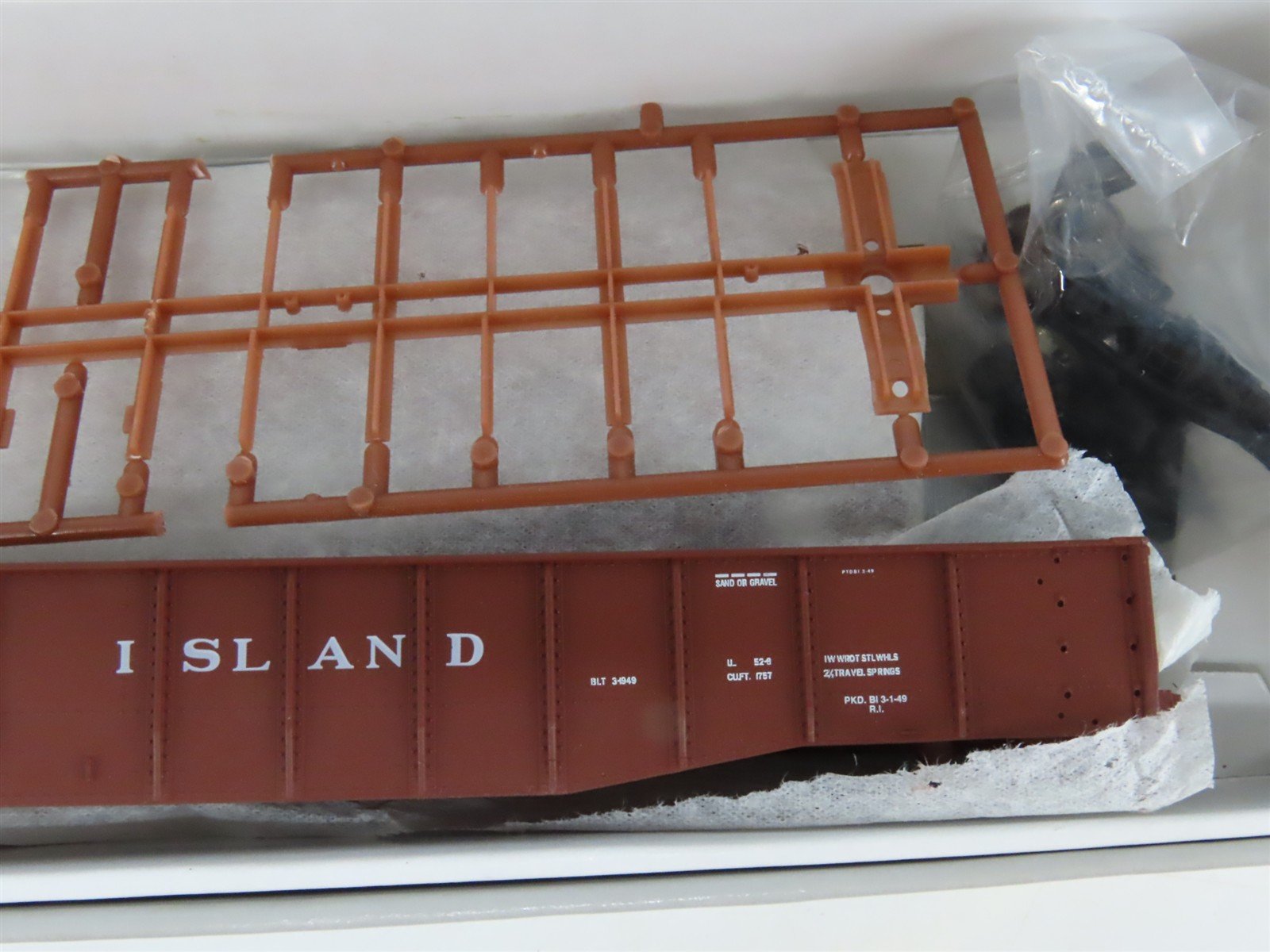 HO Scale Proto 2000/Brawa 0978.5 RI Rock Island 52' Drop End Gondola 3-Car Kit