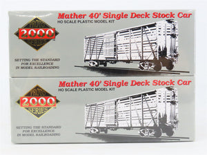 HO Scale Proto 2000 21208 GN Great Northern 40' Stock/Cattle 4-Car Kit