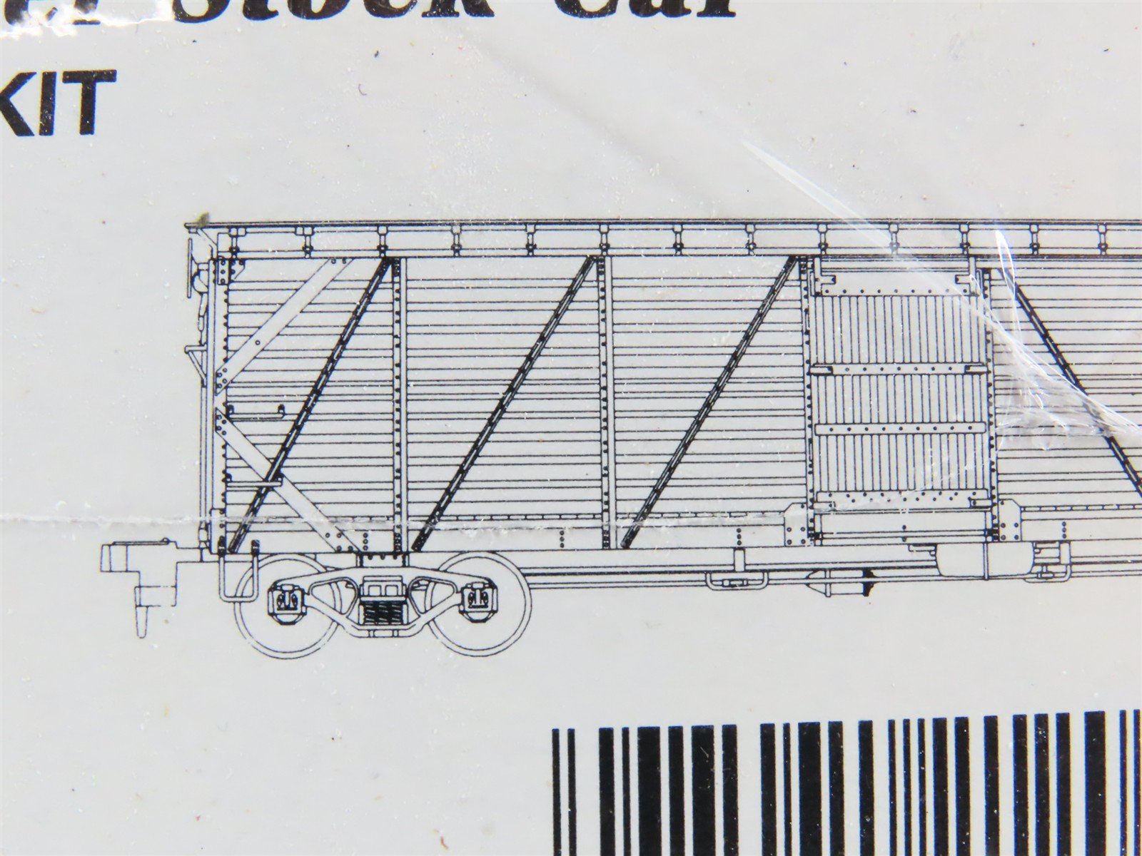 HO Scale Proto 2000 21208 GN Great Northern 40' Stock/Cattle 4-Car Kit