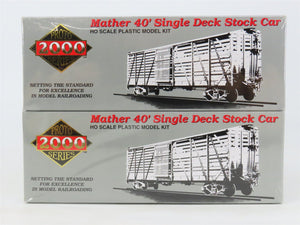 HO Scale Proto 2000 21208 GN Great Northern 40' Stock/Cattle 4-Car Kit