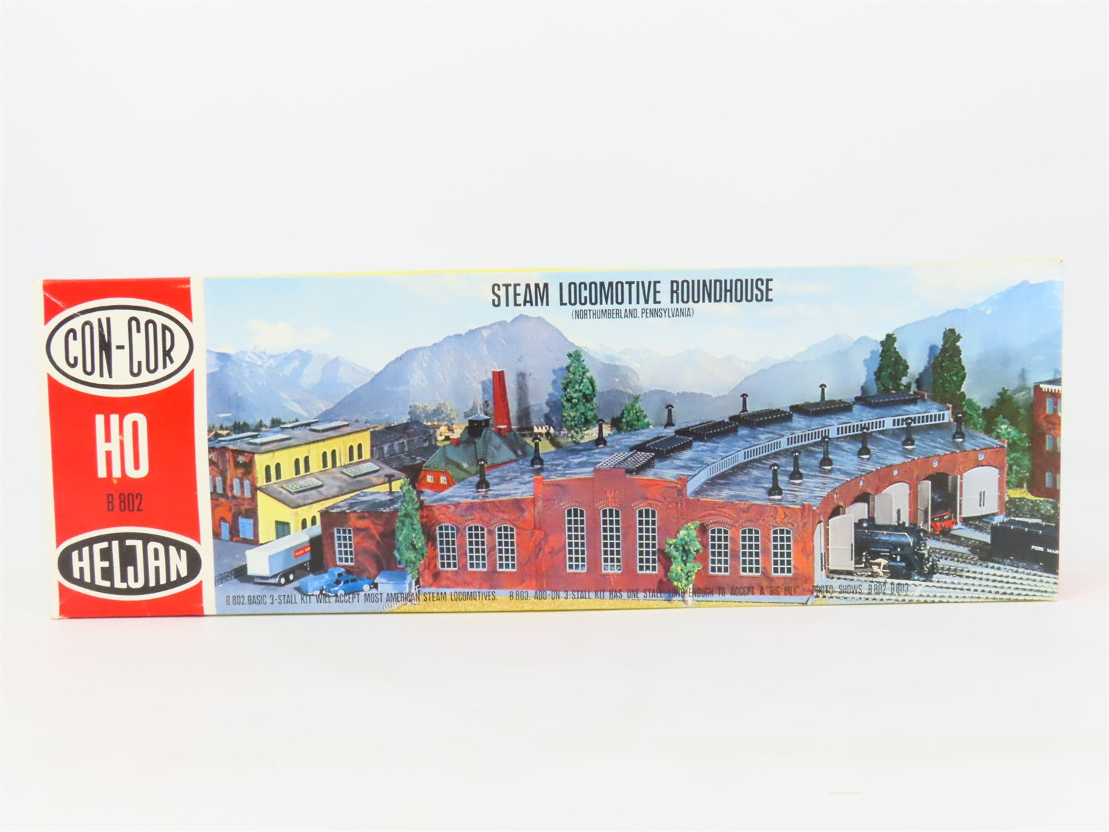 HO Heljan B802 Northumberland, PA Steam Locomotive Roundhouse Building Kit