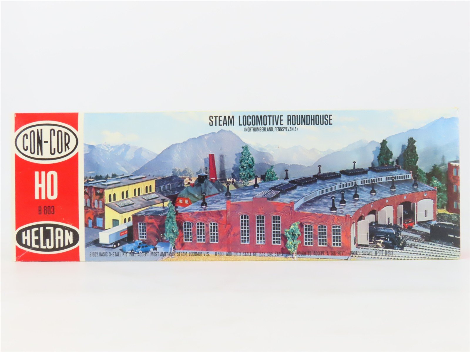 HO Heljan B803 Northumberland, PA Steam Roundhouse Add-On 3-Stall Building Kit