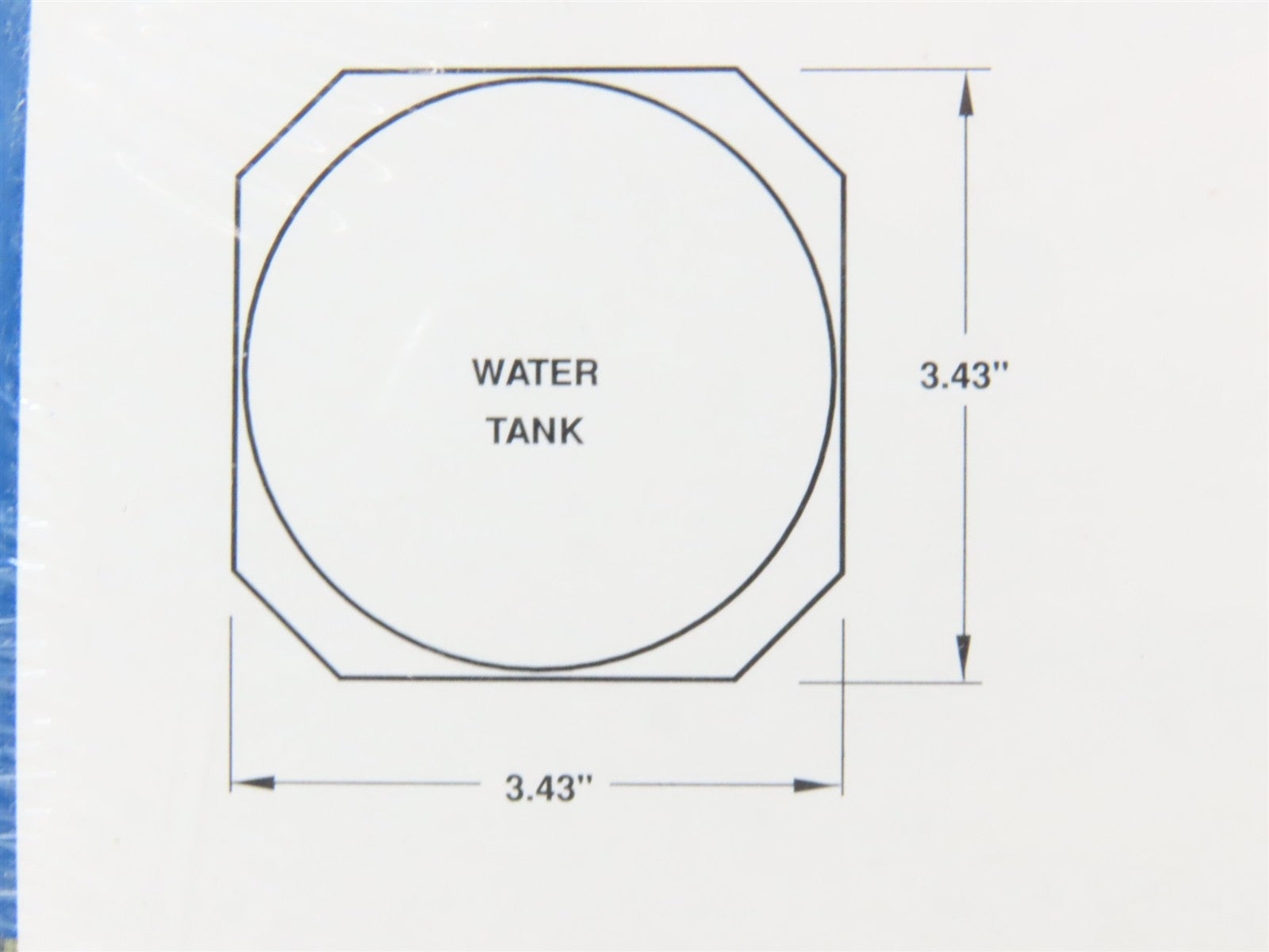 HO Scale Walthers 933-3043 Steel Water Tank Building Kit SEALED
