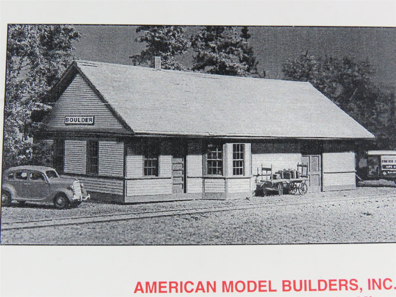 HO Scale LaserKit 133 Great Northern Combination Depot Building Kit