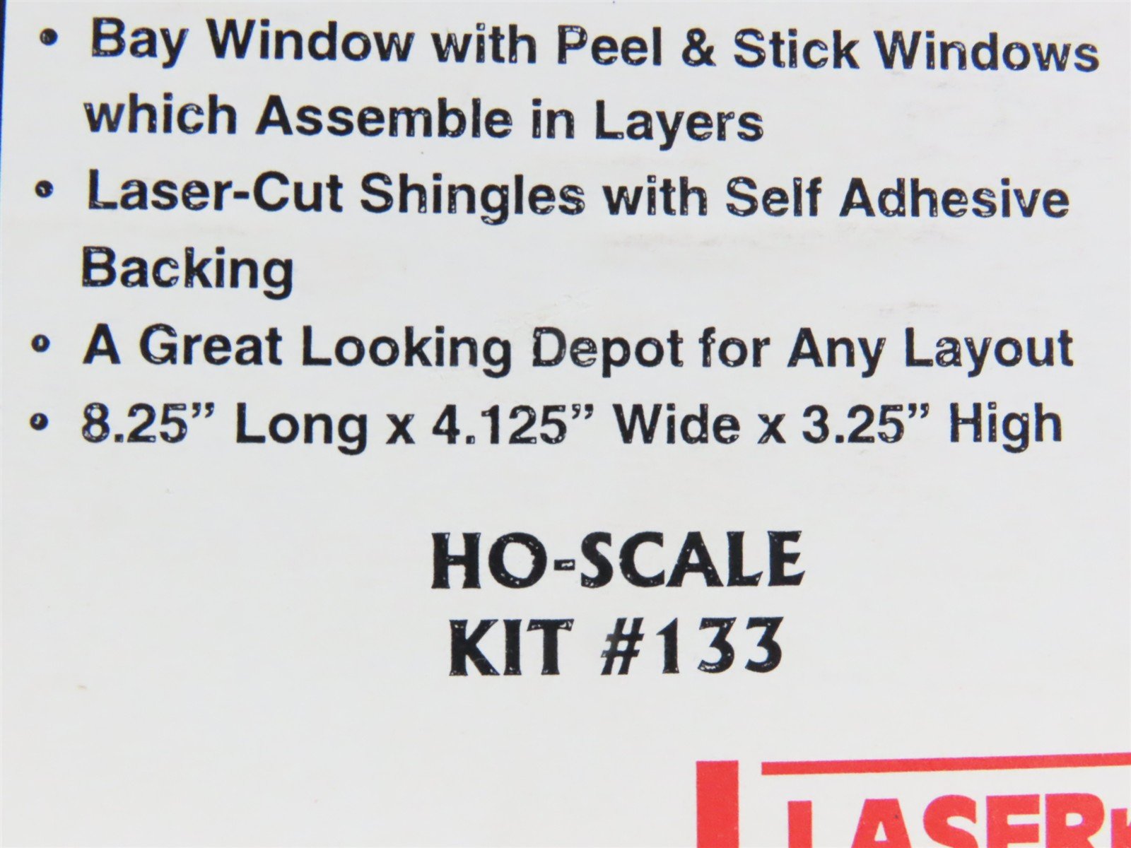 HO Scale LaserKit 133 Great Northern Combination Depot Building Kit