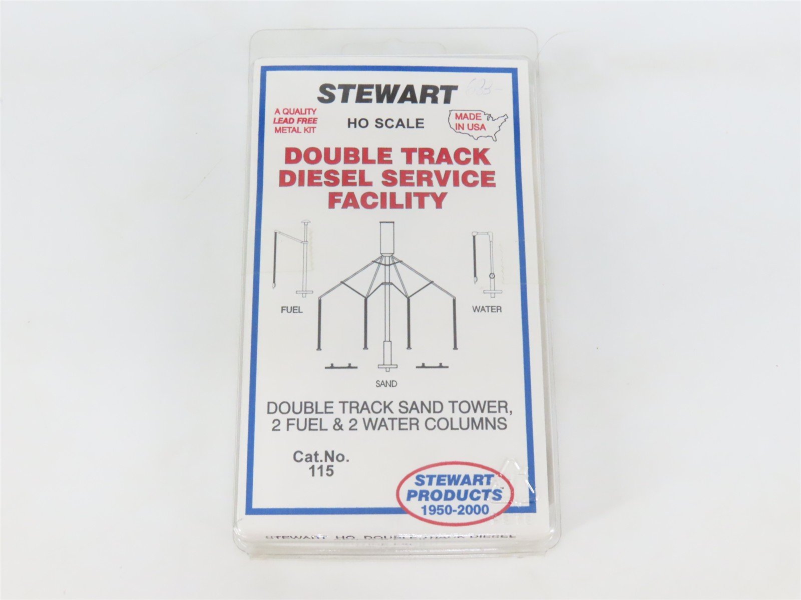 HO Scale Stewart 115 Double Track Diesel Service Facility Building Kit