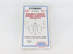 HO Scale Stewart 115 Double Track Diesel Service Facility Building Kit