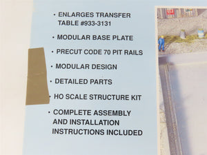 HO Scale Walthers 933-3132 Transfer Table Extension Pit Building Kit