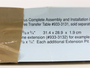 HO Scale Walthers 933-3132 Transfer Table Extension Pit Building Kit
