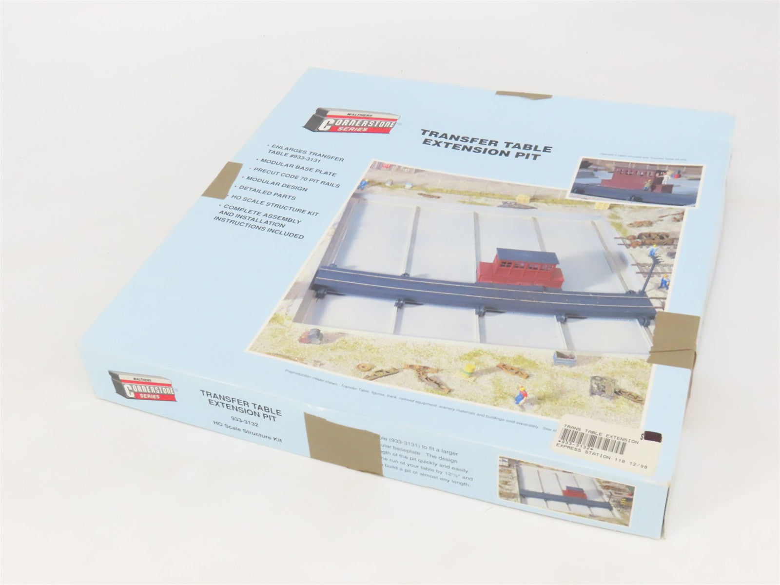 HO Scale Walthers 933-3132 Transfer Table Extension Pit Building Kit