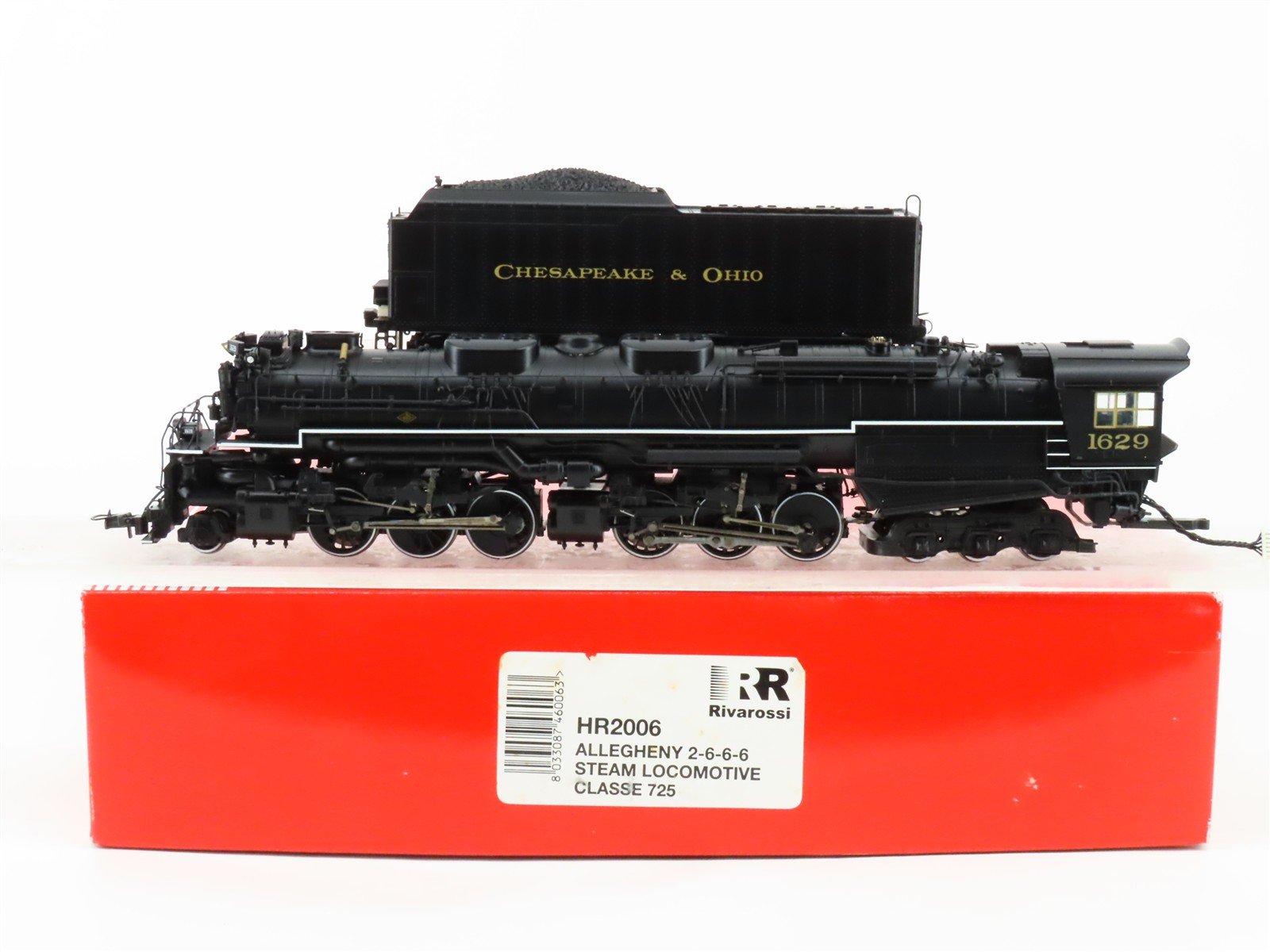 HO Scale Rivarossi HR2006 C&O 2-6-6-6 Allegheny Steam #1629 - DCC Ready