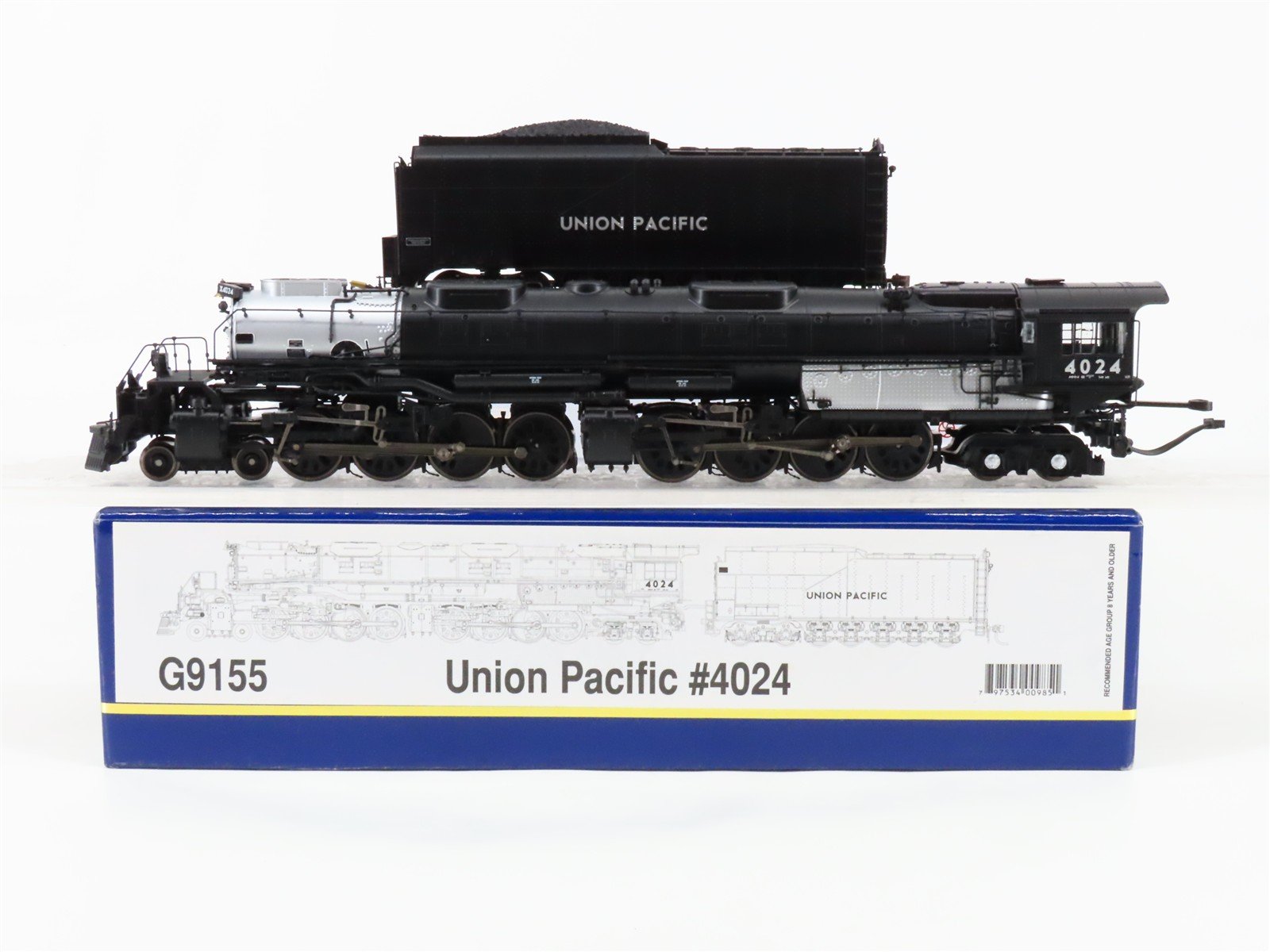 HO Scale Athearn Genesis G9155 UP 4-8-8-4 Big Boy Steam #4024 w/ DCC & Sound