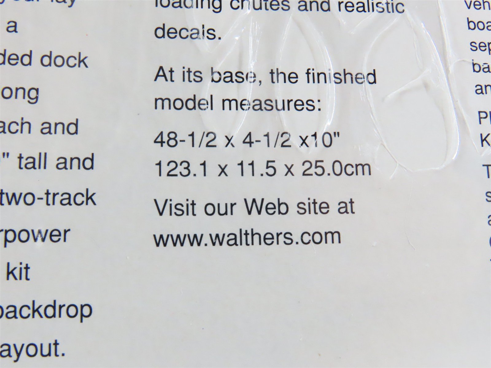 HO Scale Walthers 933-3065 Ore Dock Building Kit SEALED