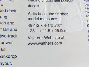 HO Scale Walthers 933-3065 Ore Dock Building Kit SEALED