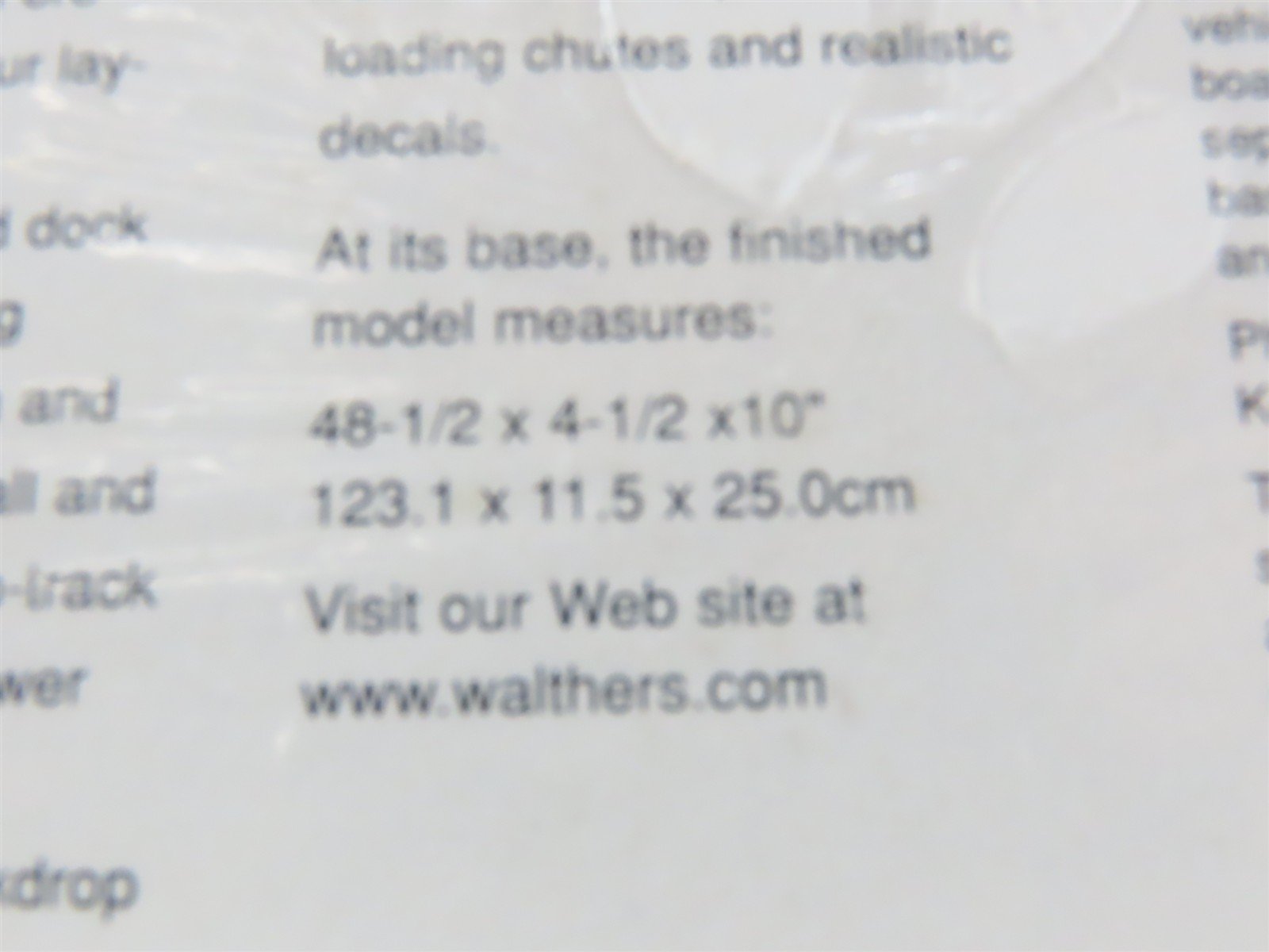 HO Scale Walthers 933-3065 Ore Dock Building Kit SEALED