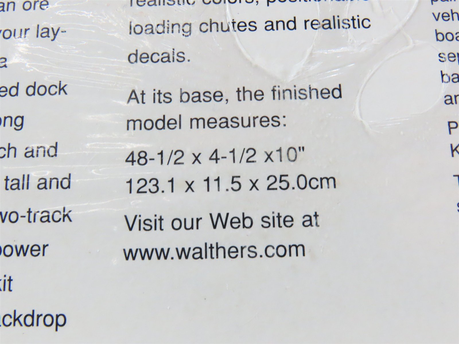 HO Scale Walthers 933-3065 Ore Dock Building Kit SEALED
