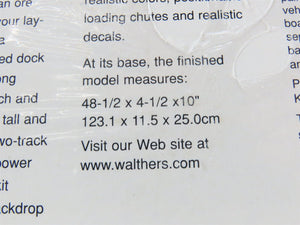 HO Scale Walthers 933-3065 Ore Dock Building Kit SEALED