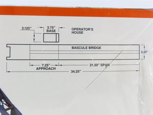 HO Scale Walthers 933-3070 Motorized Bascule Bridge Building Kit SEALED