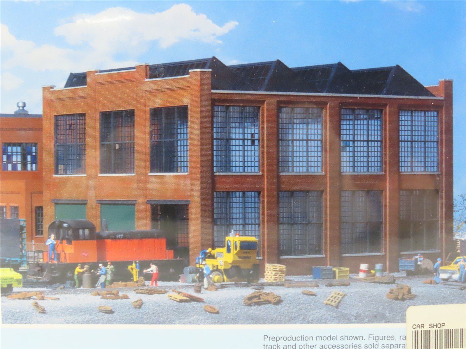 HO Scale Walthers 933-3040 Car Shop Building Kit SEALED