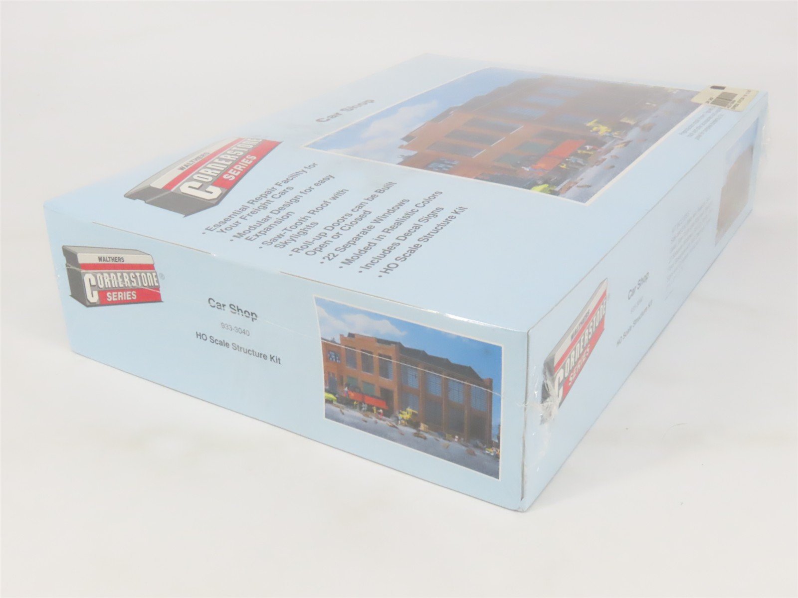 HO Scale Walthers 933-3040 Car Shop Building Kit SEALED