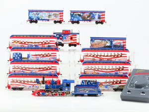 On30 Scale Bachmann Spirit of America Steam Passenger Set w/Track & Power Pack
