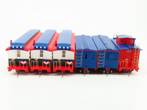 On30 Scale Bachmann Spirit of America Steam Passenger Set w/Track & Power Pack