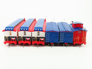 On30 Scale Bachmann Spirit of America Steam Passenger Set w/Track & Power Pack