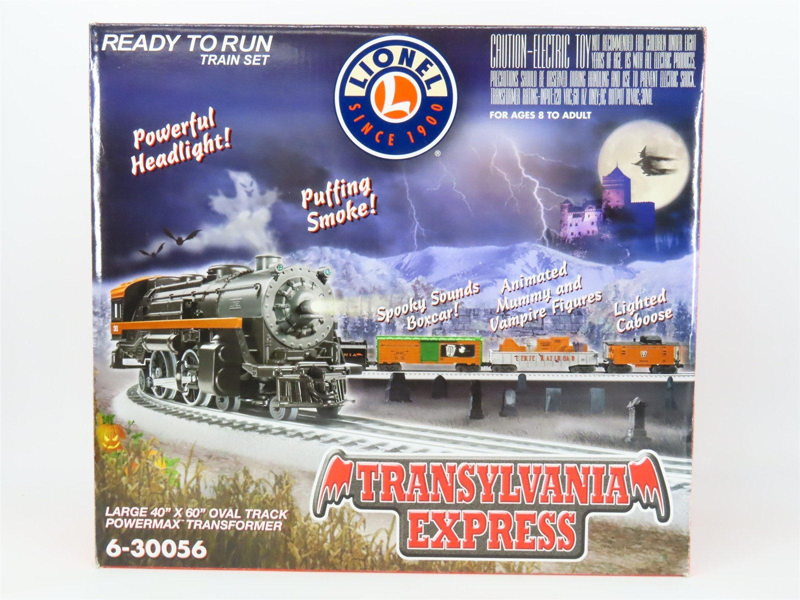 O Gauge 3-Rail Lionel 6-30056 Transylvania Express Steam Freight Train Set
