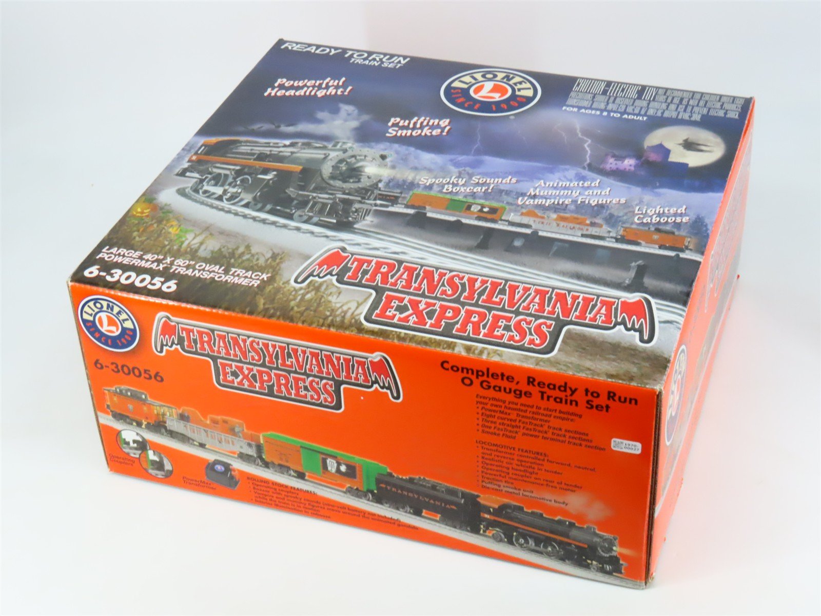 O Gauge 3-Rail Lionel 6-30056 Transylvania Express Steam Freight Train Set