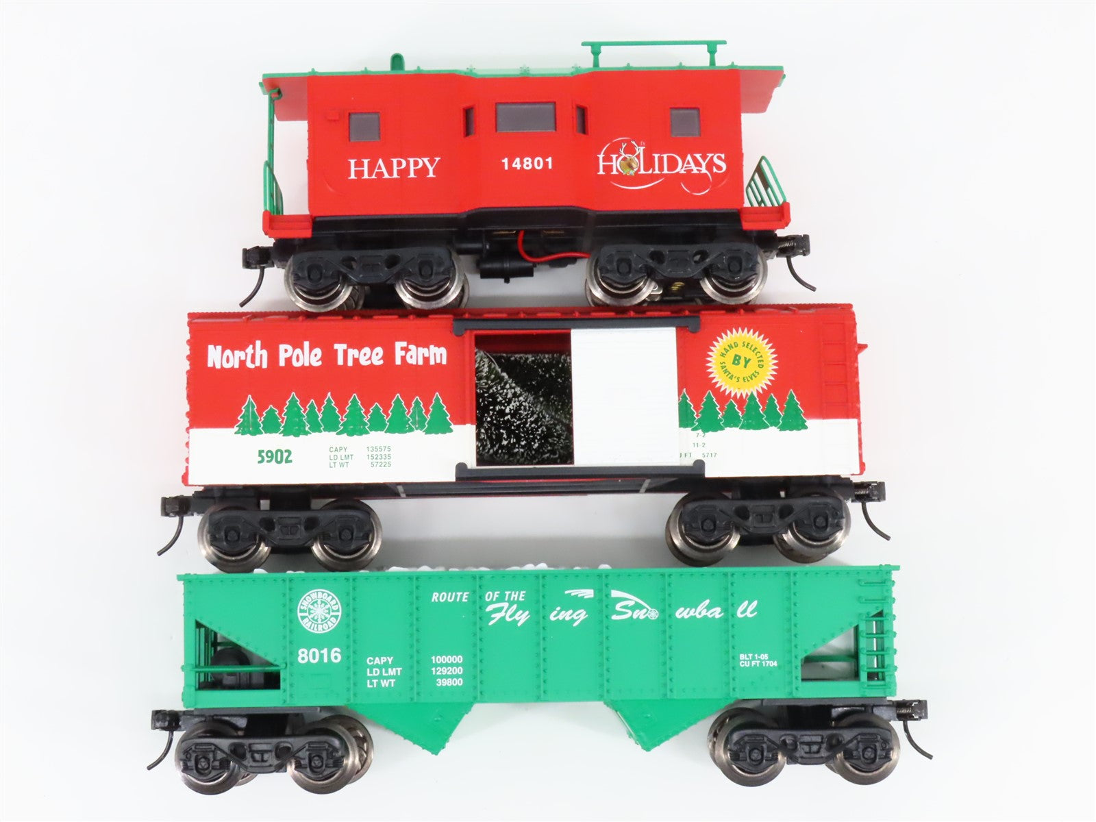 O Gauge 3-Rail K-Line K-1514 Holiday Hauler Diesel Freight Set w/Track