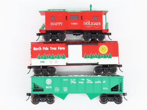 O Gauge 3-Rail K-Line K-1514 Holiday Hauler Diesel Freight Set w/Track