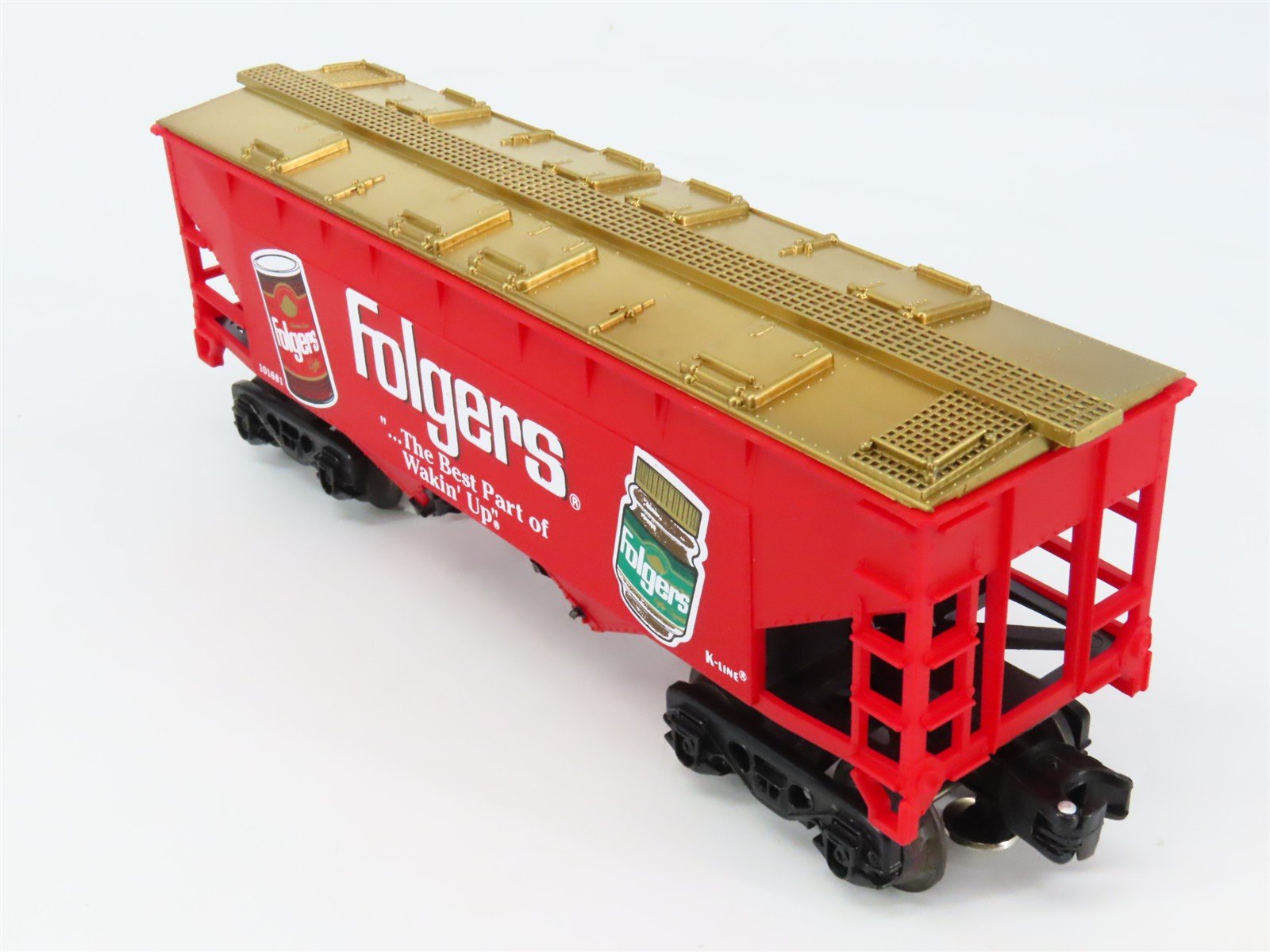 O 3-Rail K-Line JIF, Crisco, Folgers, Duncan Hines, Sunny Delight Freight Set