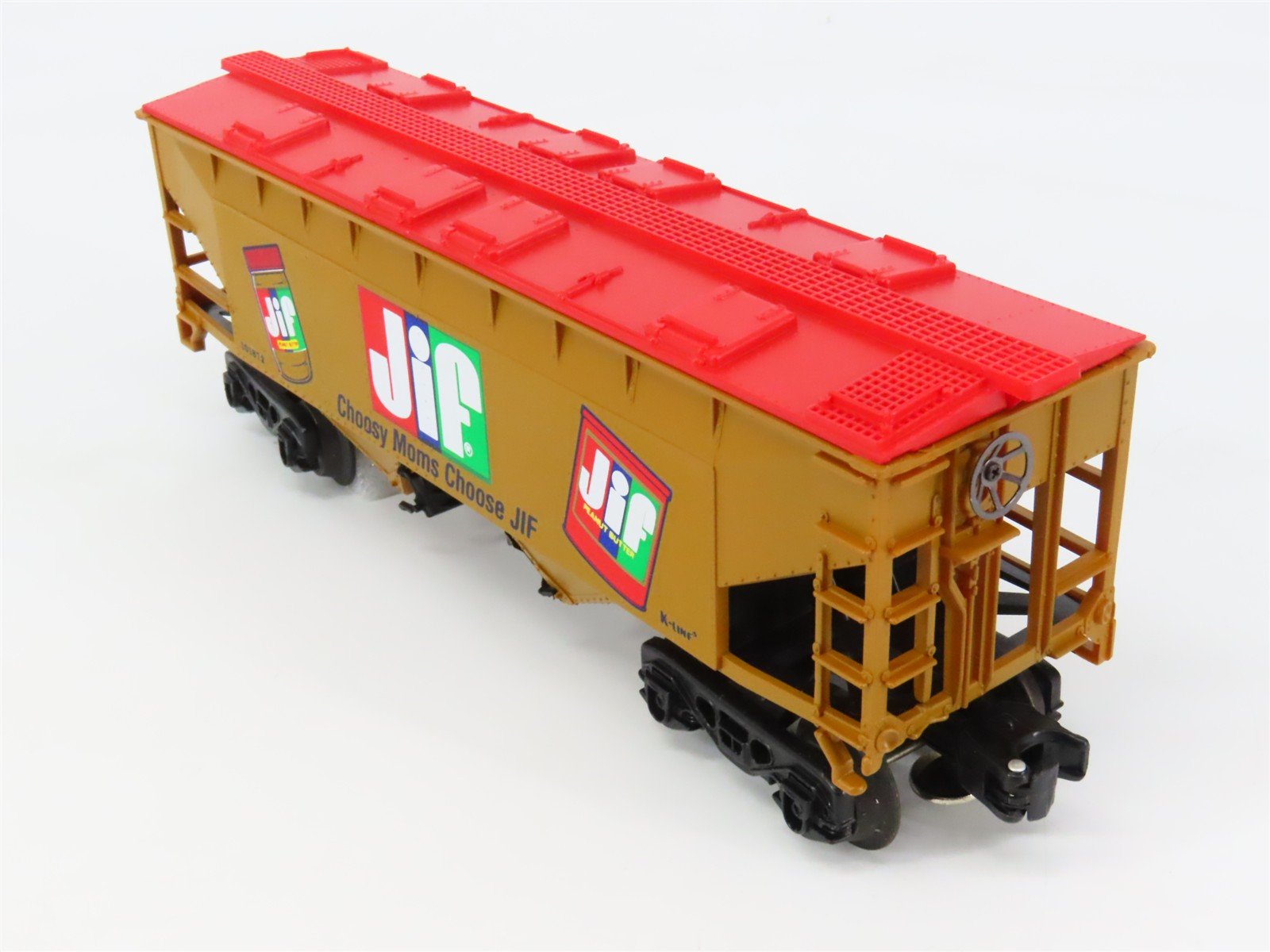O 3-Rail K-Line JIF, Crisco, Folgers, Duncan Hines, Sunny Delight Freight Set